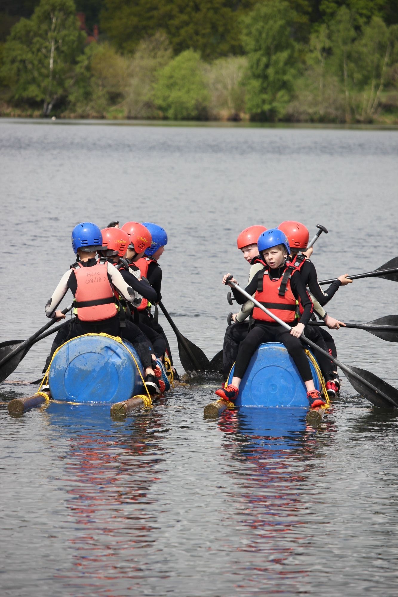 Successful launch of the Year 5 Ludgrove raft